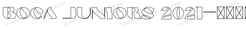 Boca Juniors 2021字体转换